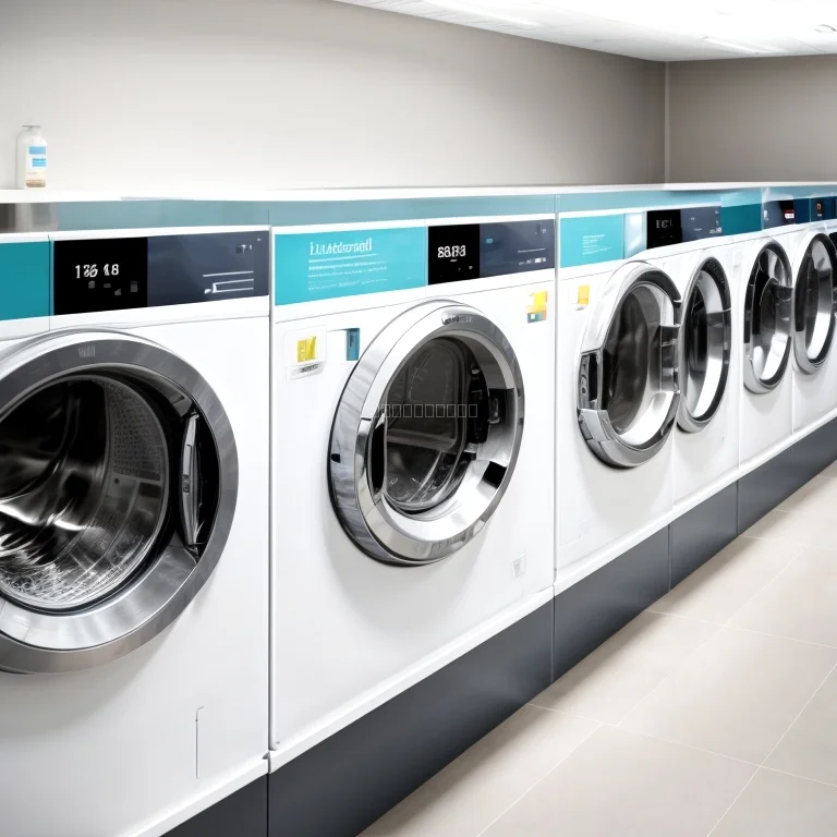 スタッフがリネンを仕分け